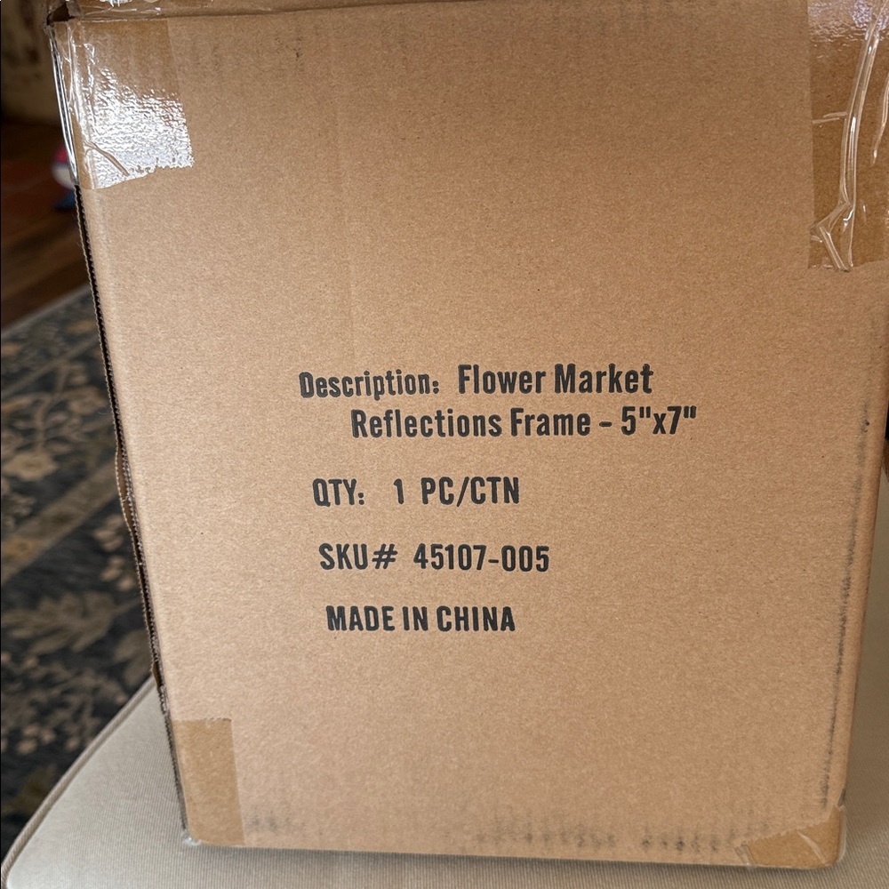 MacKenzie-Childs flower market reflections frame - new in box - Picture 5 of 6